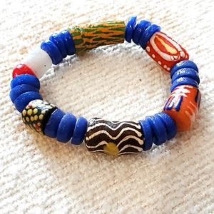 Traditional Glass / Trade Bead Bracelet